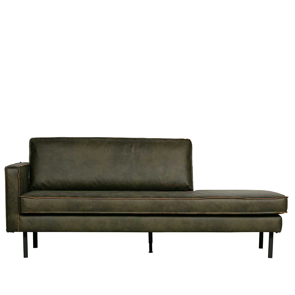 3er Retro Couch in Oliv Grün - Gonlamo