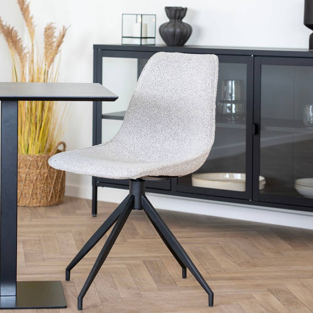 Schalenstühle mit Drehgestell - Baggio (2er Set)