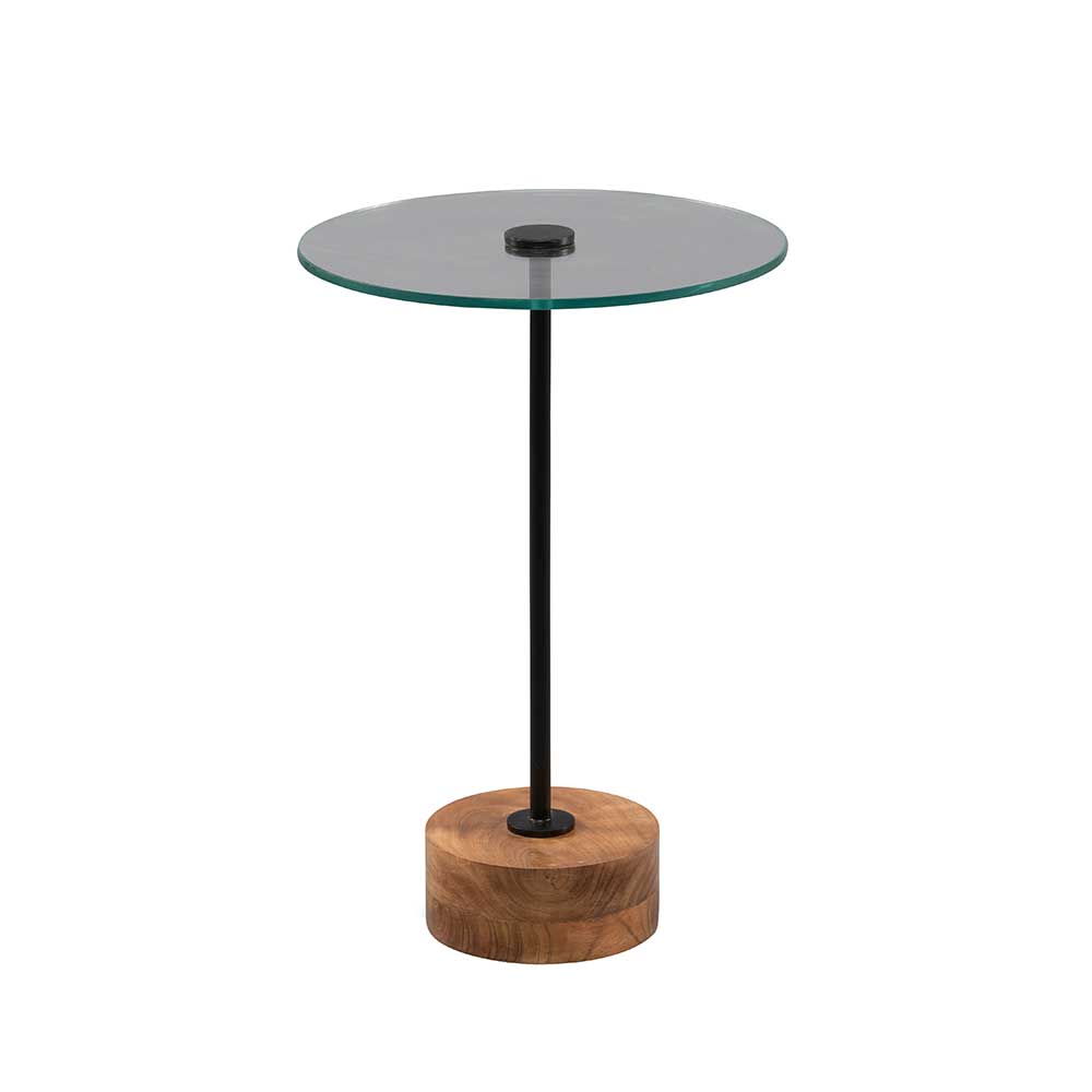 Wohnzimmer Glastisch in runder Form - Mezera