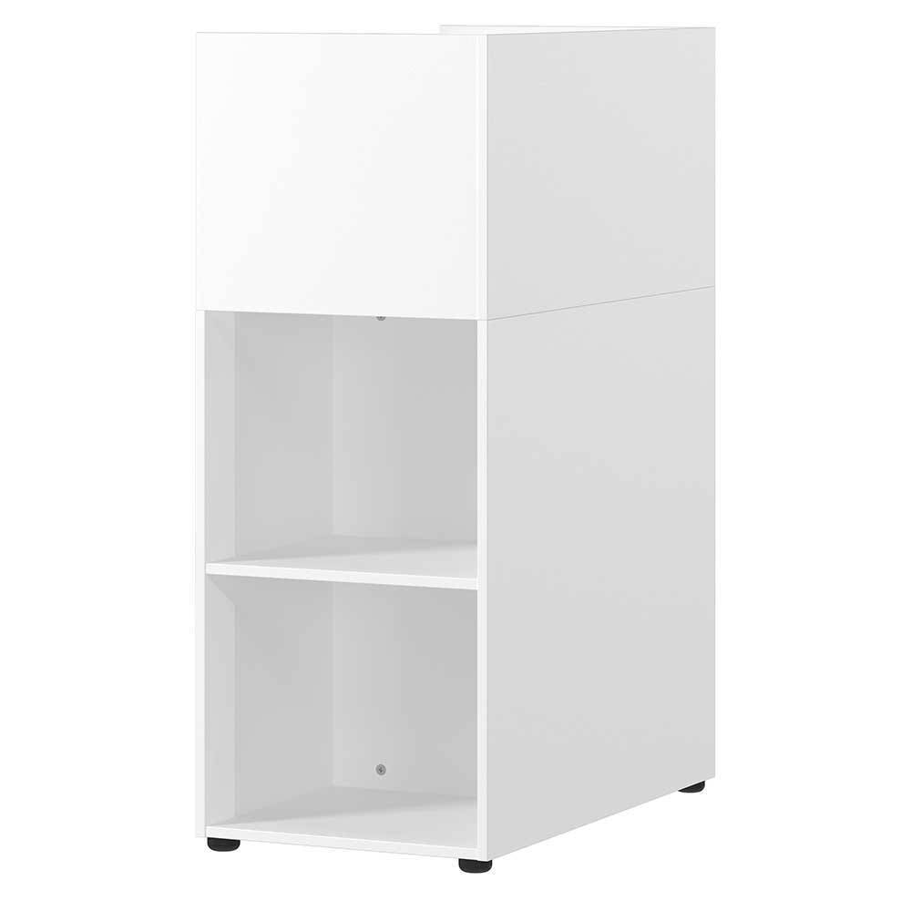 Bürotisch Kombination in Weiß - Sparkle (dreiteilig)