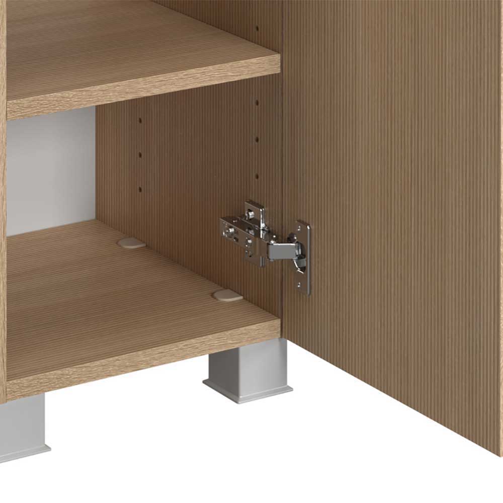 Holzdekor Badmöbel Set - Leitha (fünfteilig)
