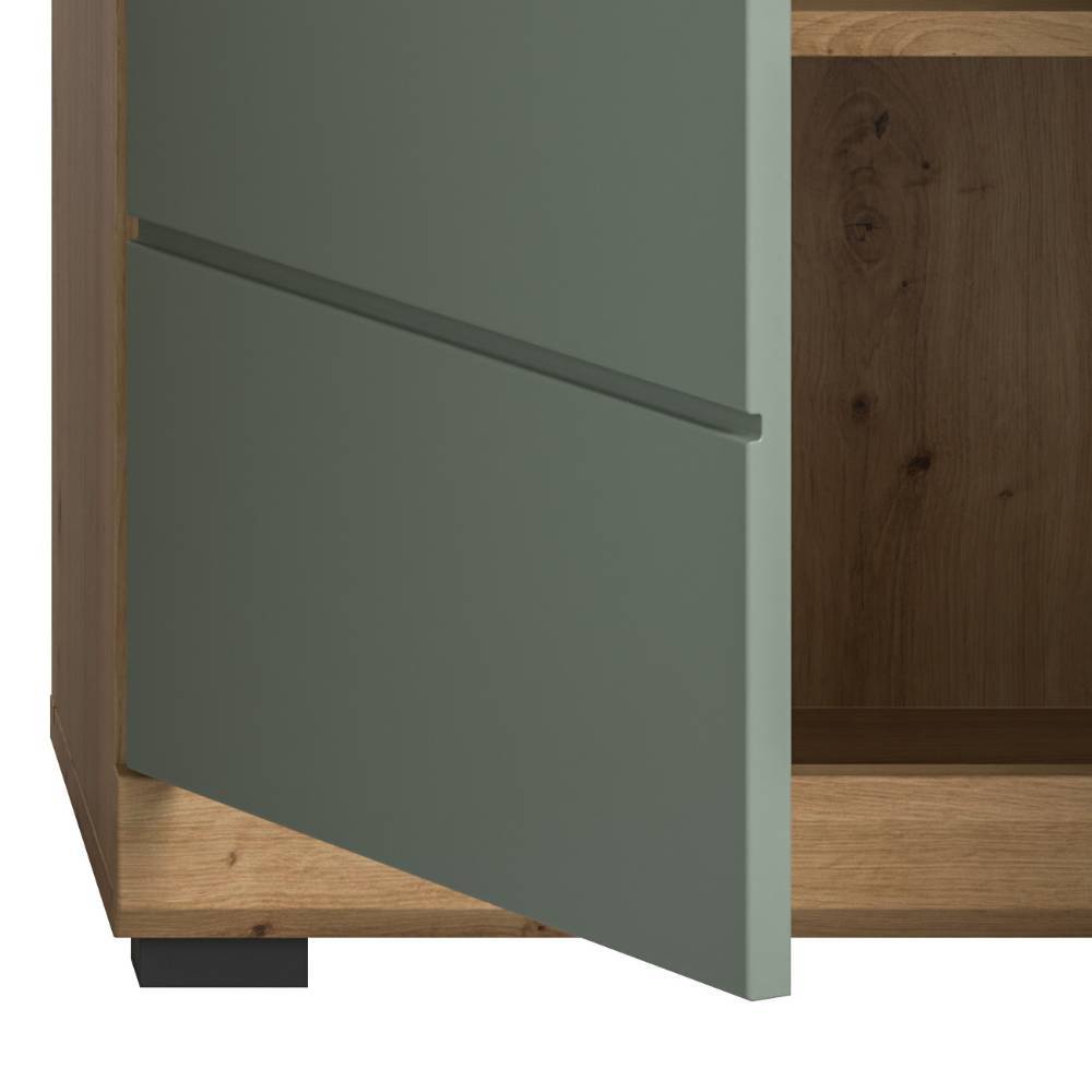 Bad Midischrank in Salbeigrün - Tamdato