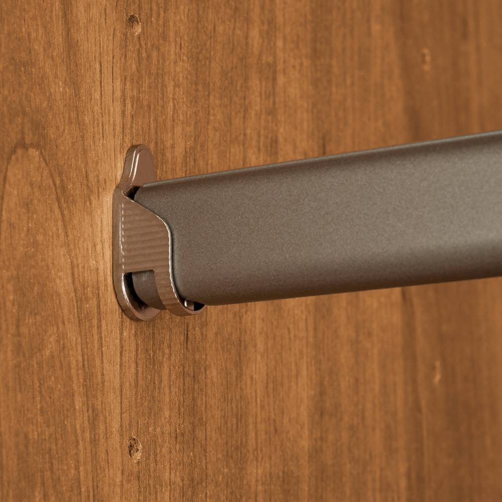 6-türiger Kleiderschrank teilmassiv - Yanicas