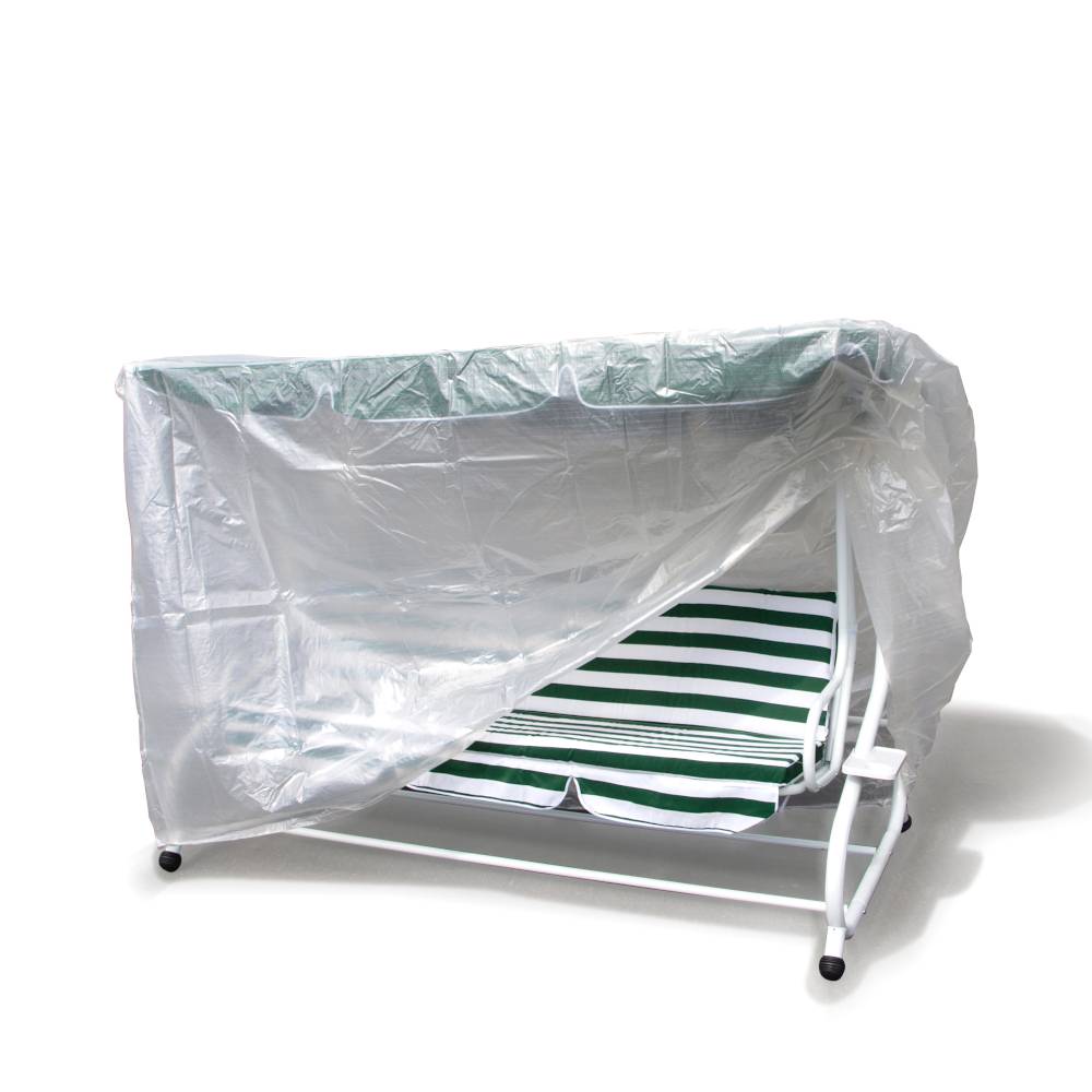 Retrostyle Hollywoodschaukel in Beige und Grau - Durioscos