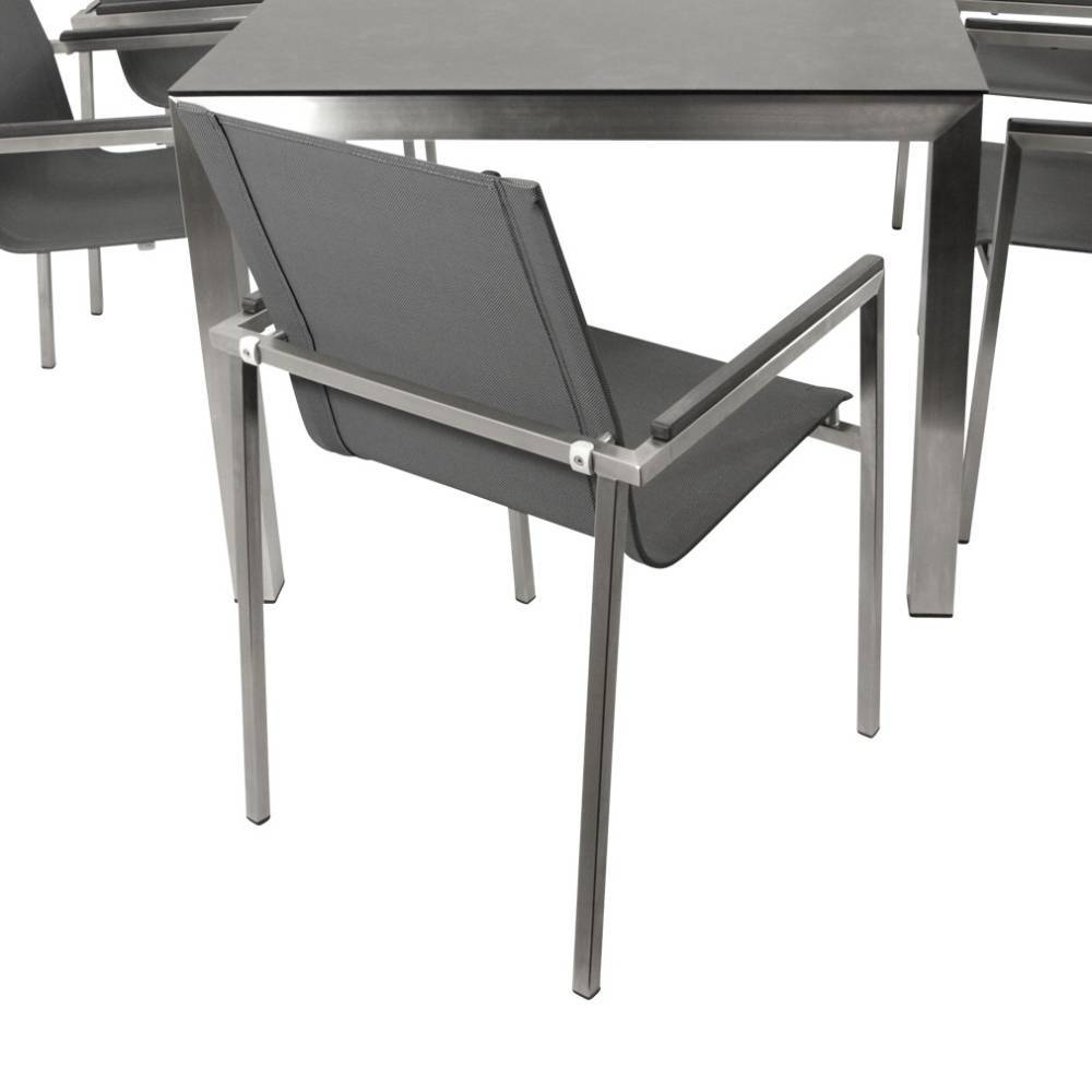 Outdoortisch und 8 Stühle Set - Beluah (neunteilig)