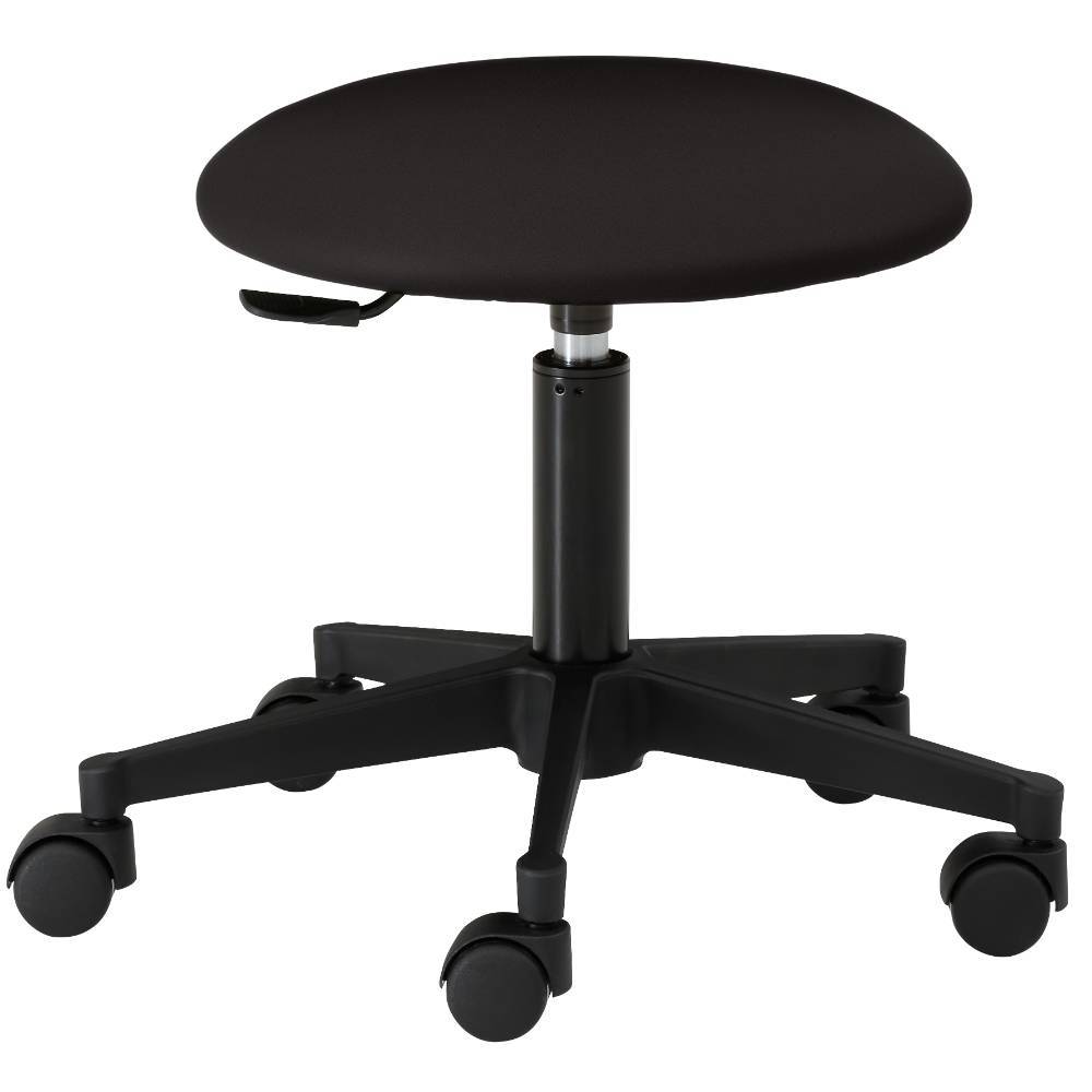 Office Arbeitshocker in Schwarz - Ozarro
