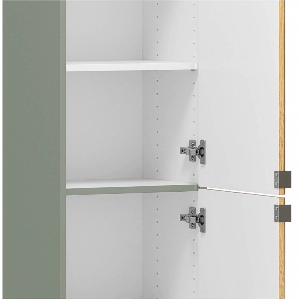 Hängender Bad-Hochschrank mit Spiegeltüren - Malivtros