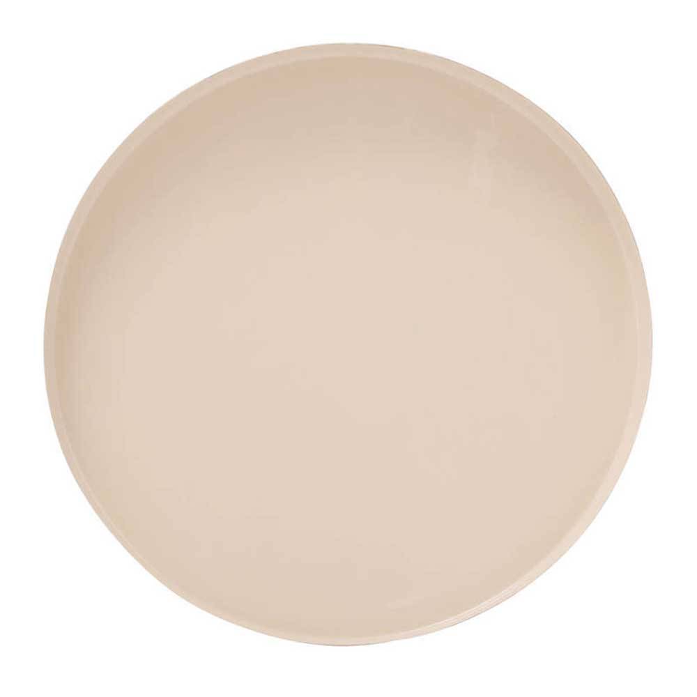 Design Beistelltisch in Cremeweiß mit Gold - Tayler
