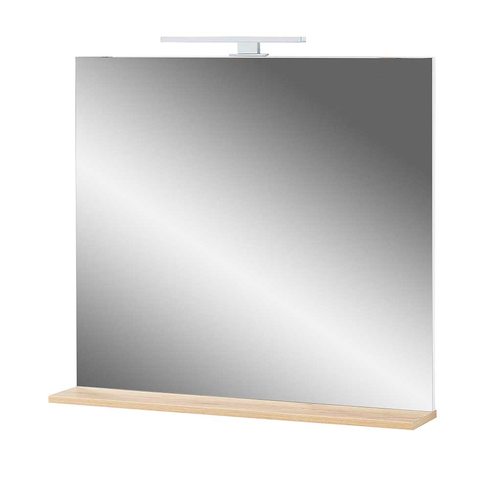 76 cm breiter Badezimmerspiegel beleuchtet - Etosia