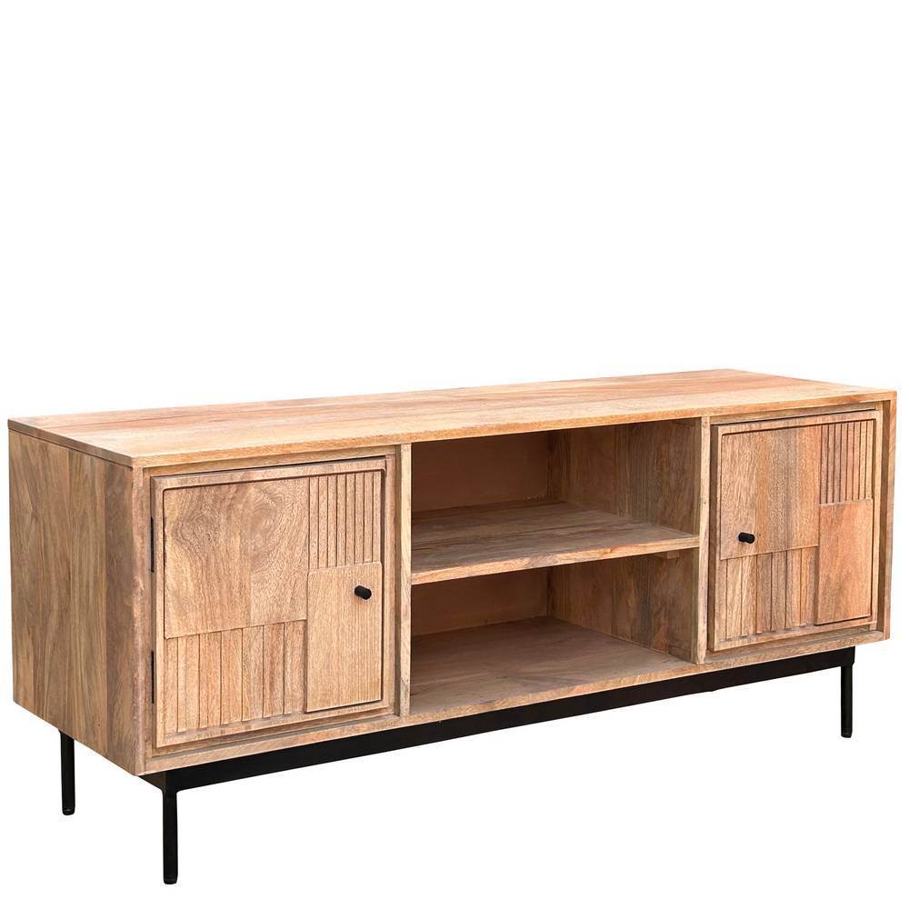 TV-Lowboard aus Mangobaum Massivholz - Peravia