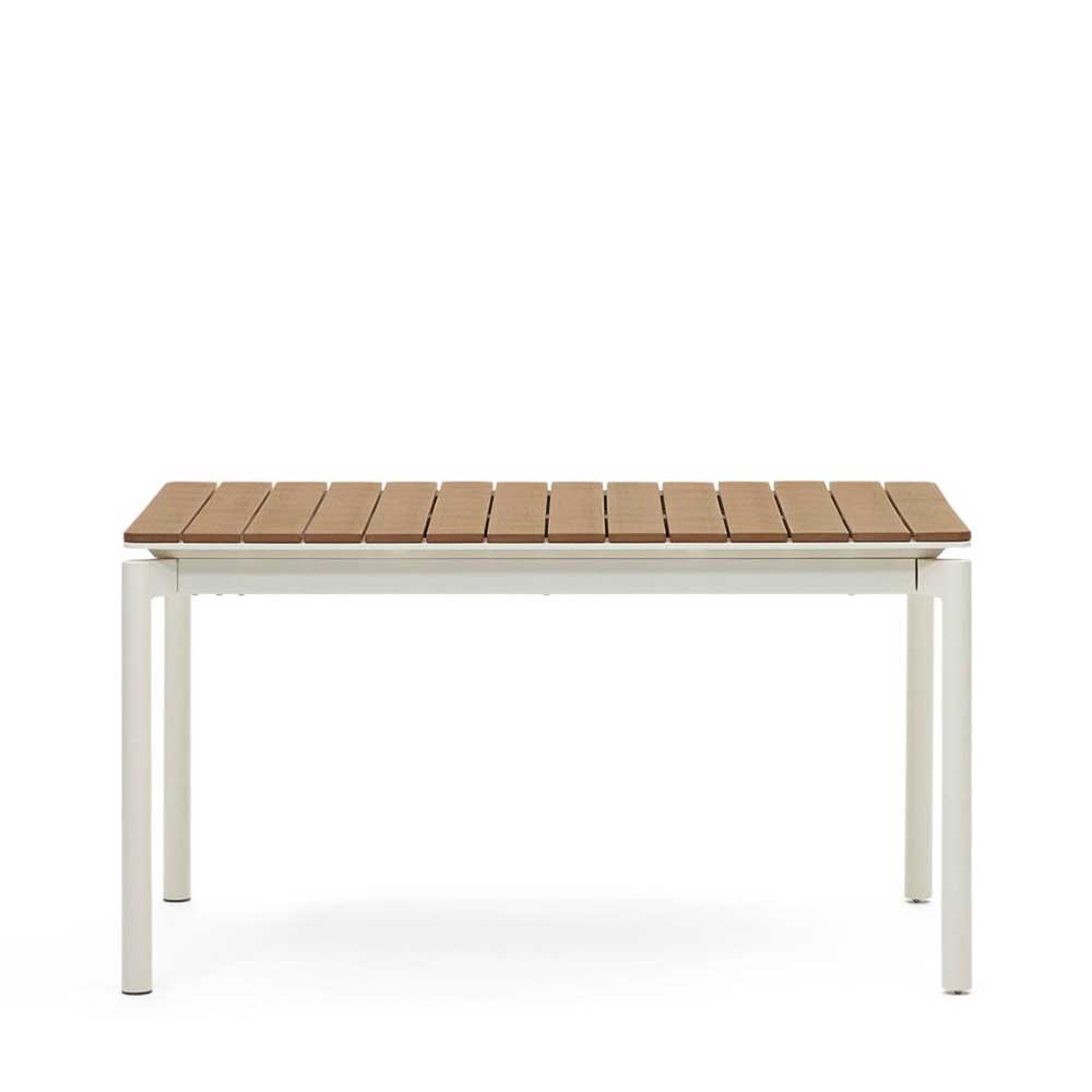 Outdoor Tisch aus Kunststoff in Holzoptik - Mezzo