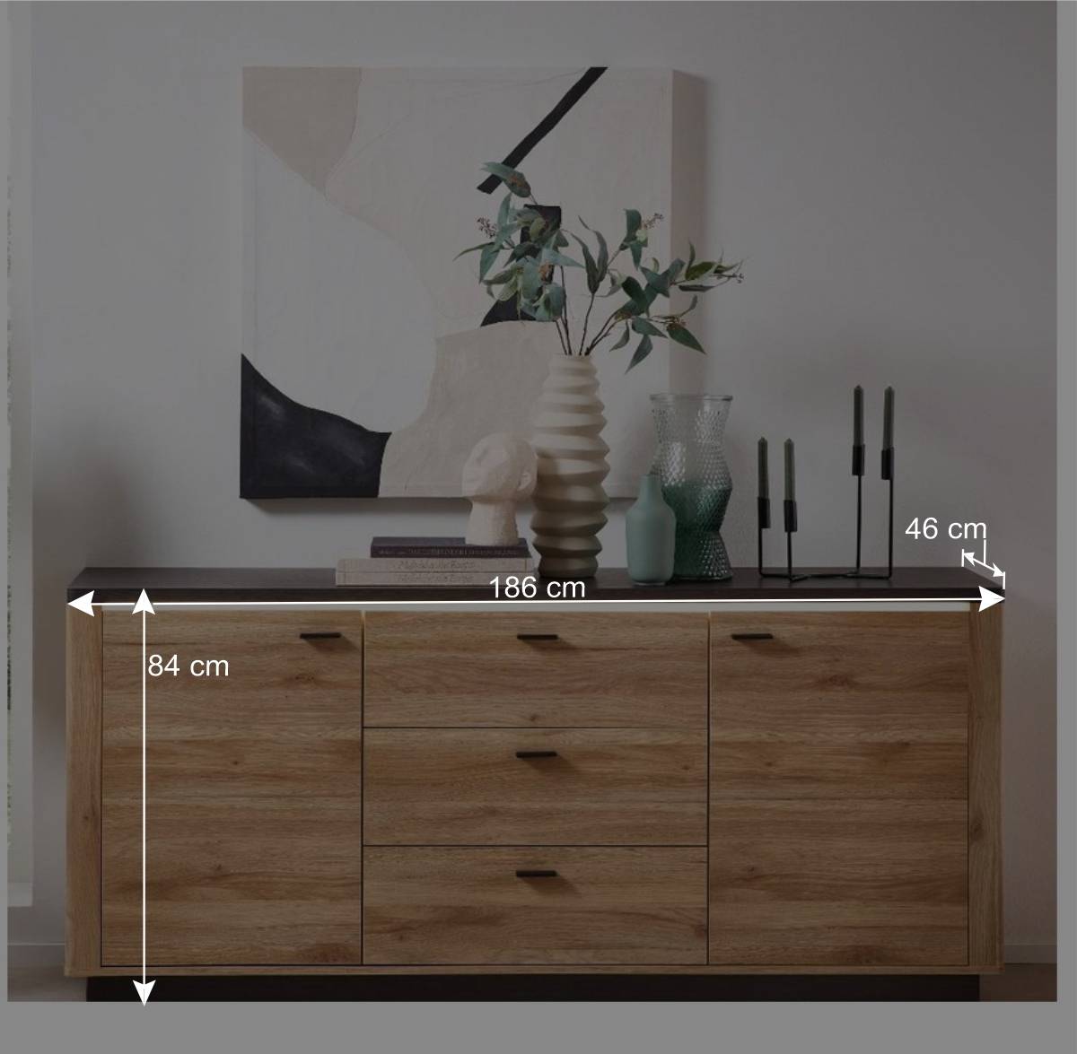 Sideboard mit LED Beleuchtung - Zorro