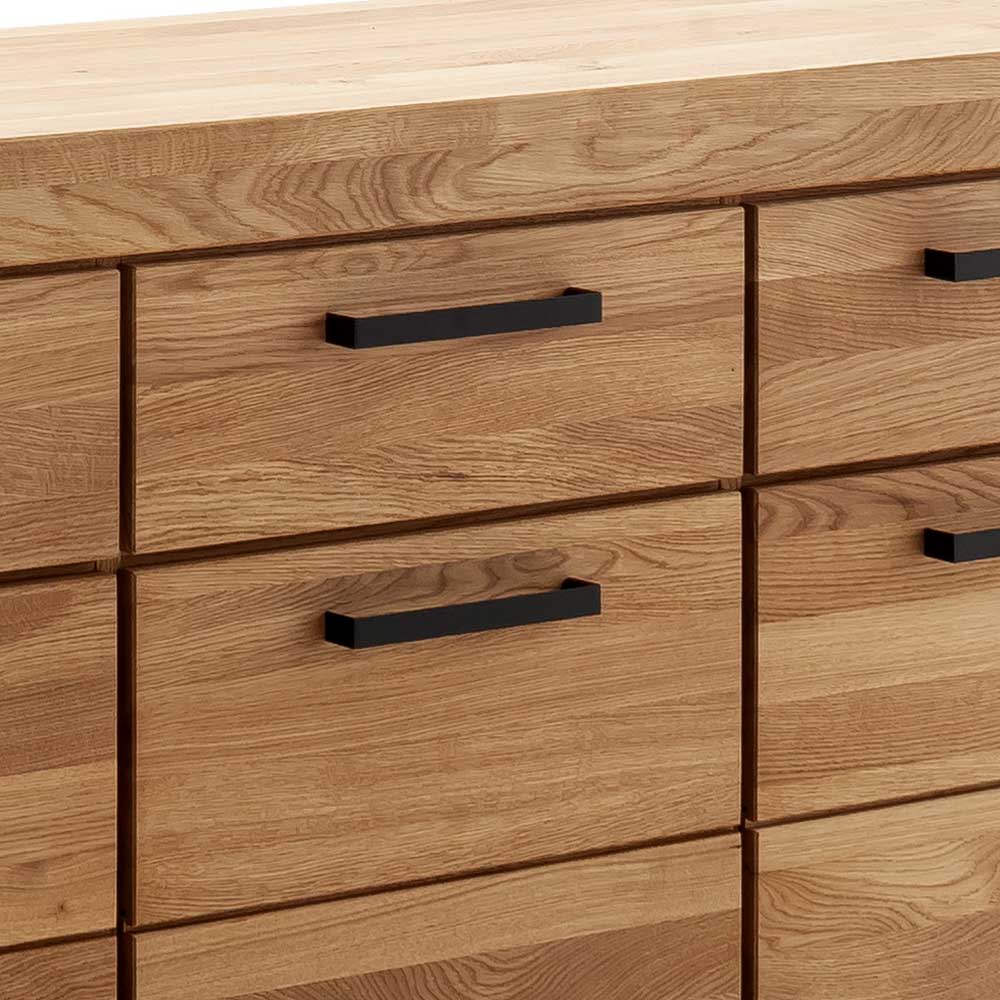 Wildeiche Sideboard teilmassiv - Sophia