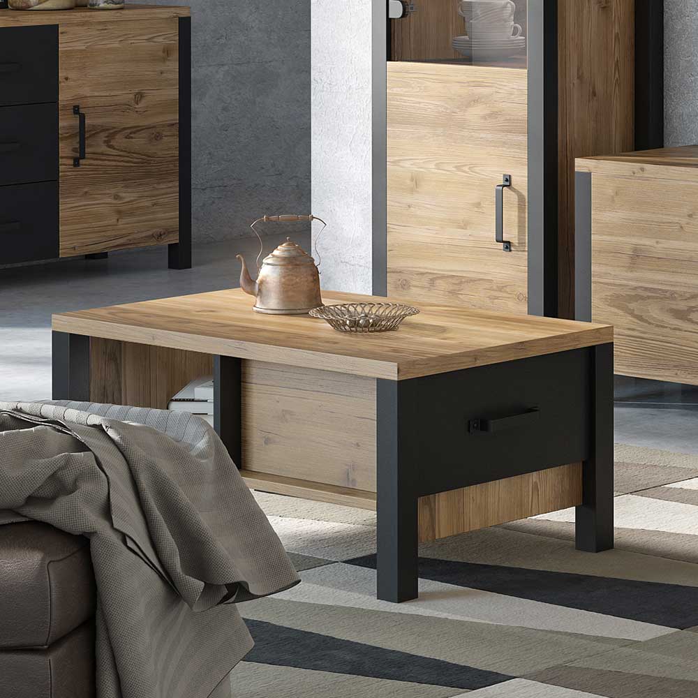 Wohnzimmer Tisch in Fichte verwittert NB - Simeona