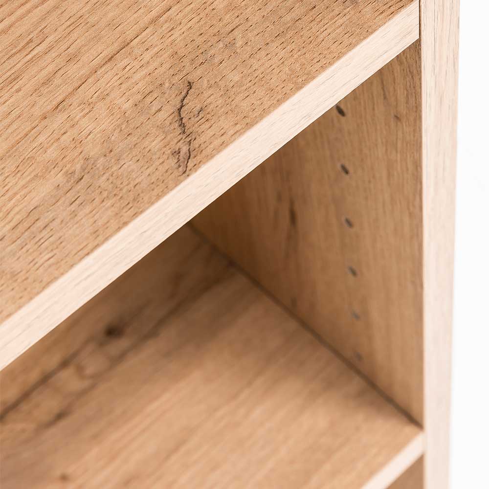 Bad Oberschrank in Hellgrau und Wildeiche - Trioto