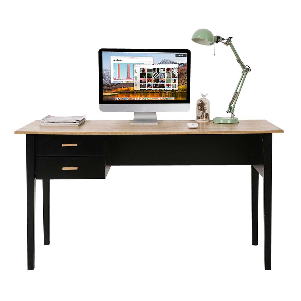 140x60 Schreibtisch mit zwei Schubladen - Macy
