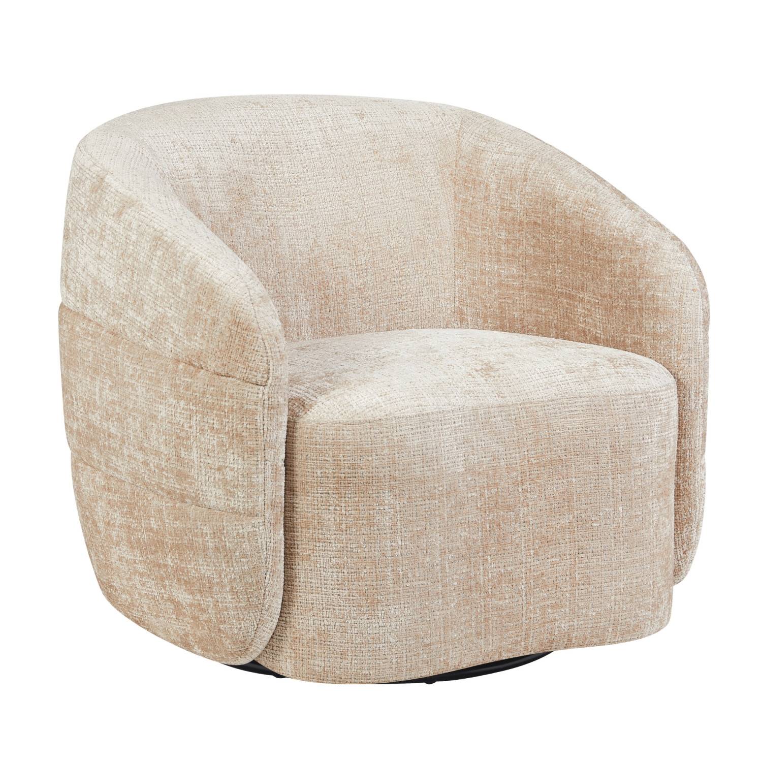 Beiger Designersessel in organischem Design - Figureras