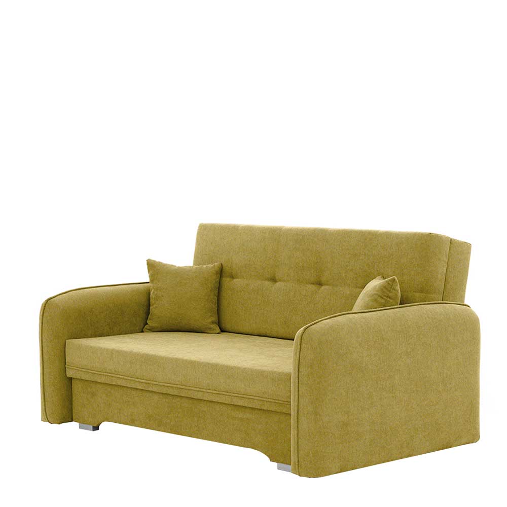 Ausziehsofa in Ocker Velours - Cooba
