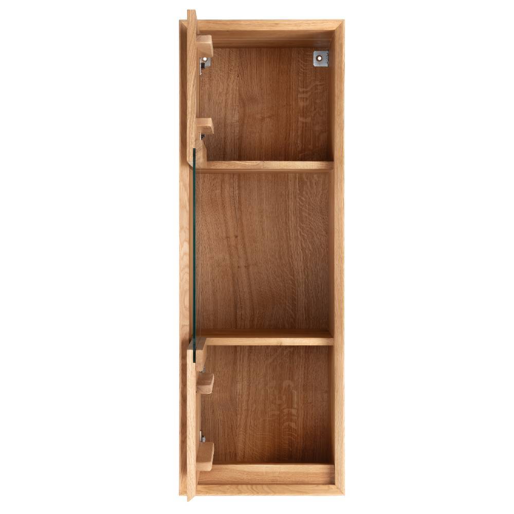 Hängevitrine aus Wildeiche Massivholz - Fredellia
