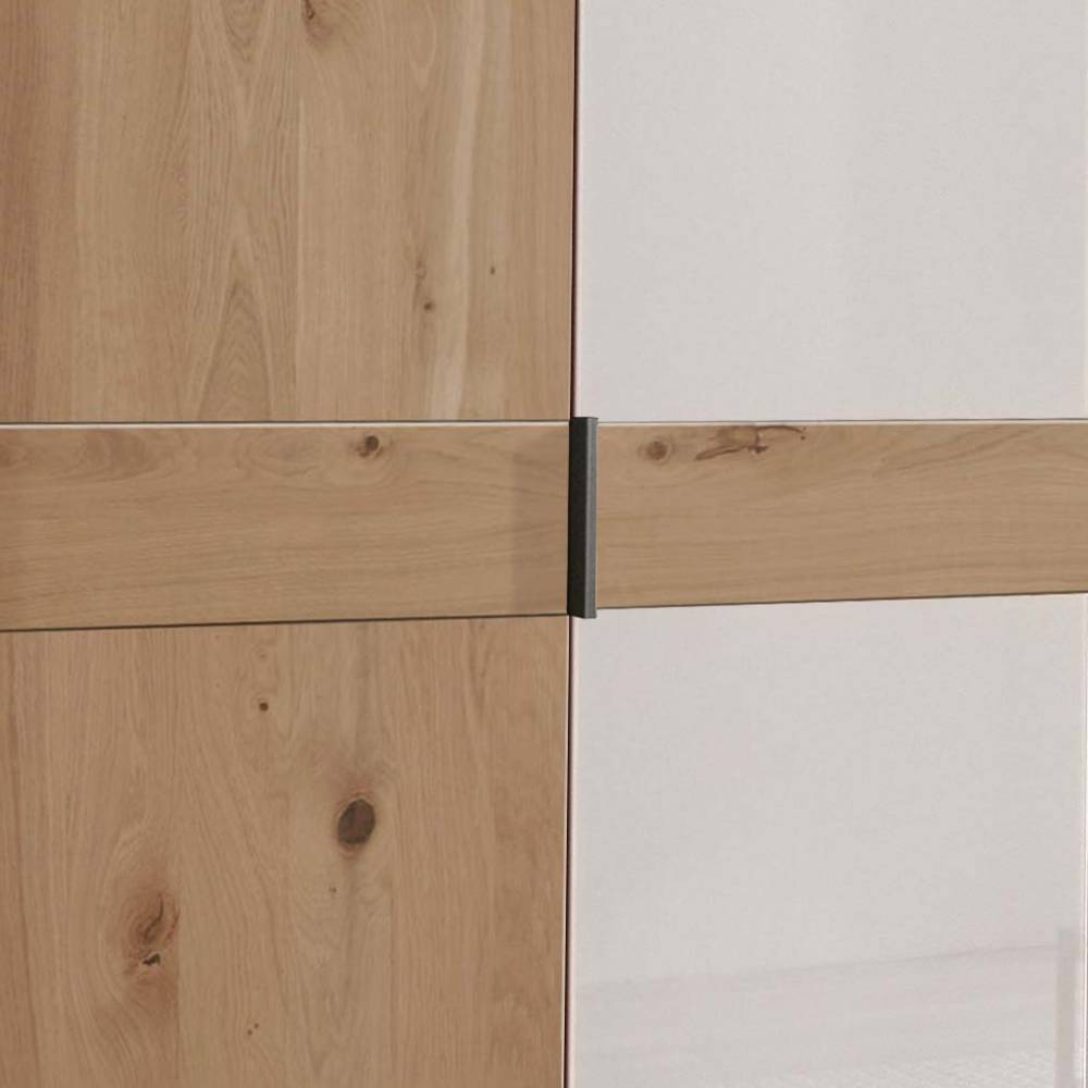 4-türiger Schlafzimmerschrank teilmassiv - Crucav