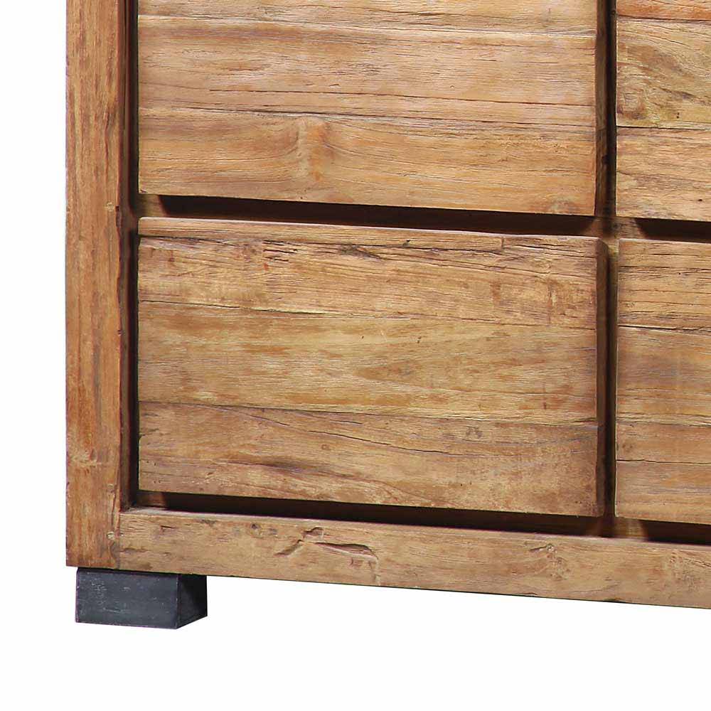 150 cm breites Schubladen Sideboard aus Teak - Ciola