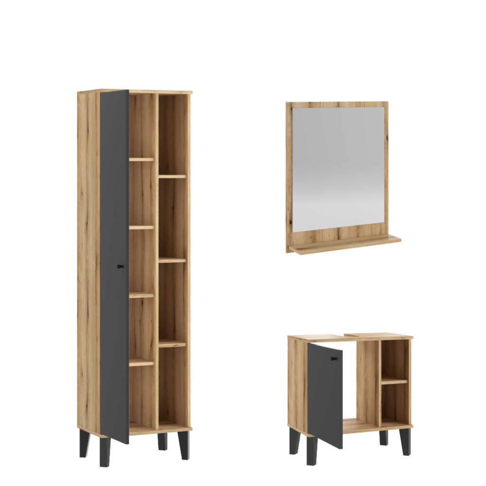Badmöbel-Kombi in modernem Design - Niniana (dreiteilig)
