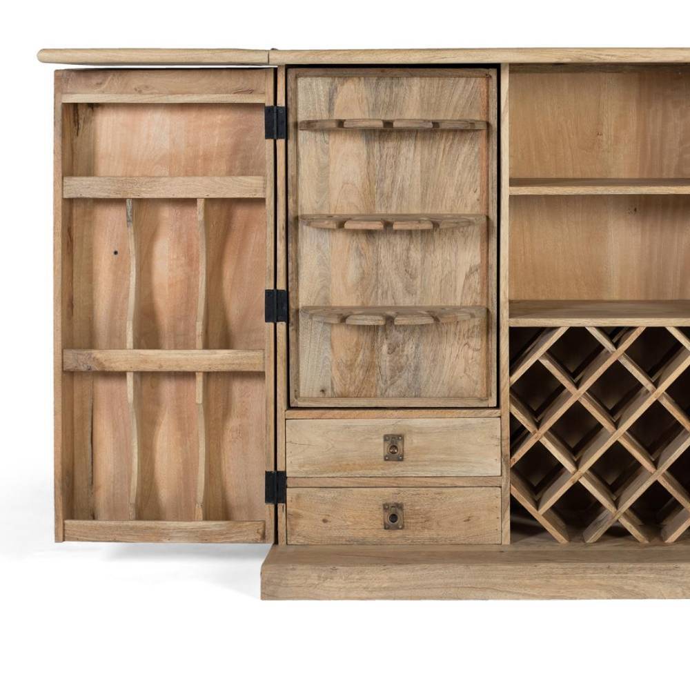 Design-Barschrank aus Mangoholz - Store