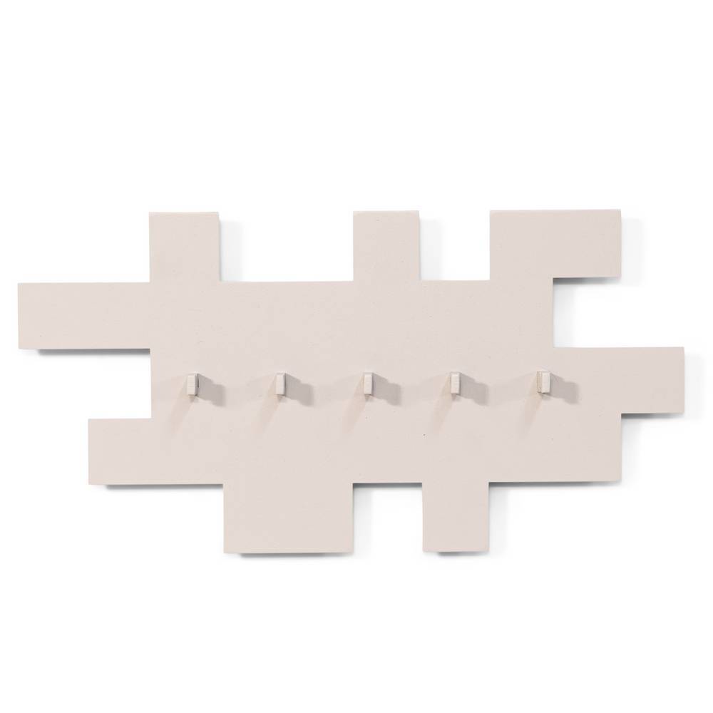 Wandgarderobe in Taupe aus Stahl - Vomano