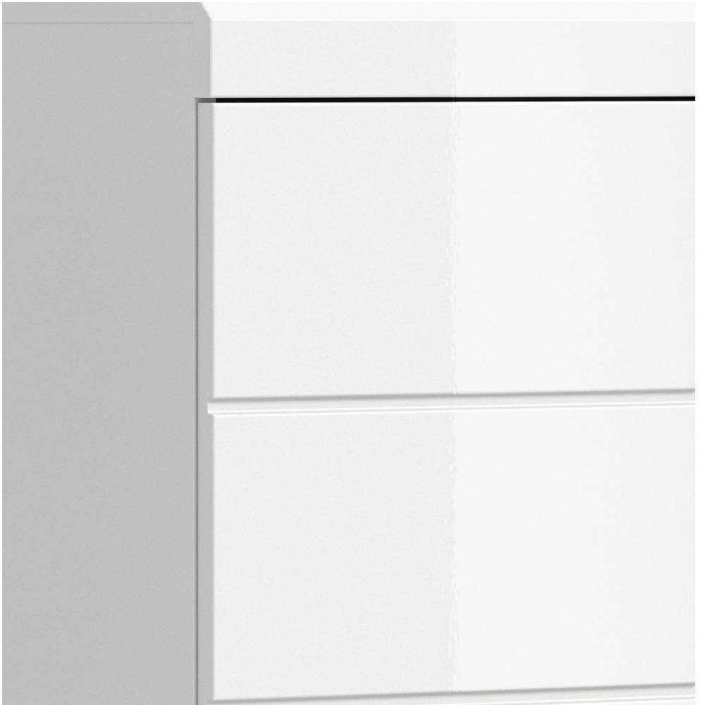 74 cm breiter Hochschrank in Weiß - Henriette