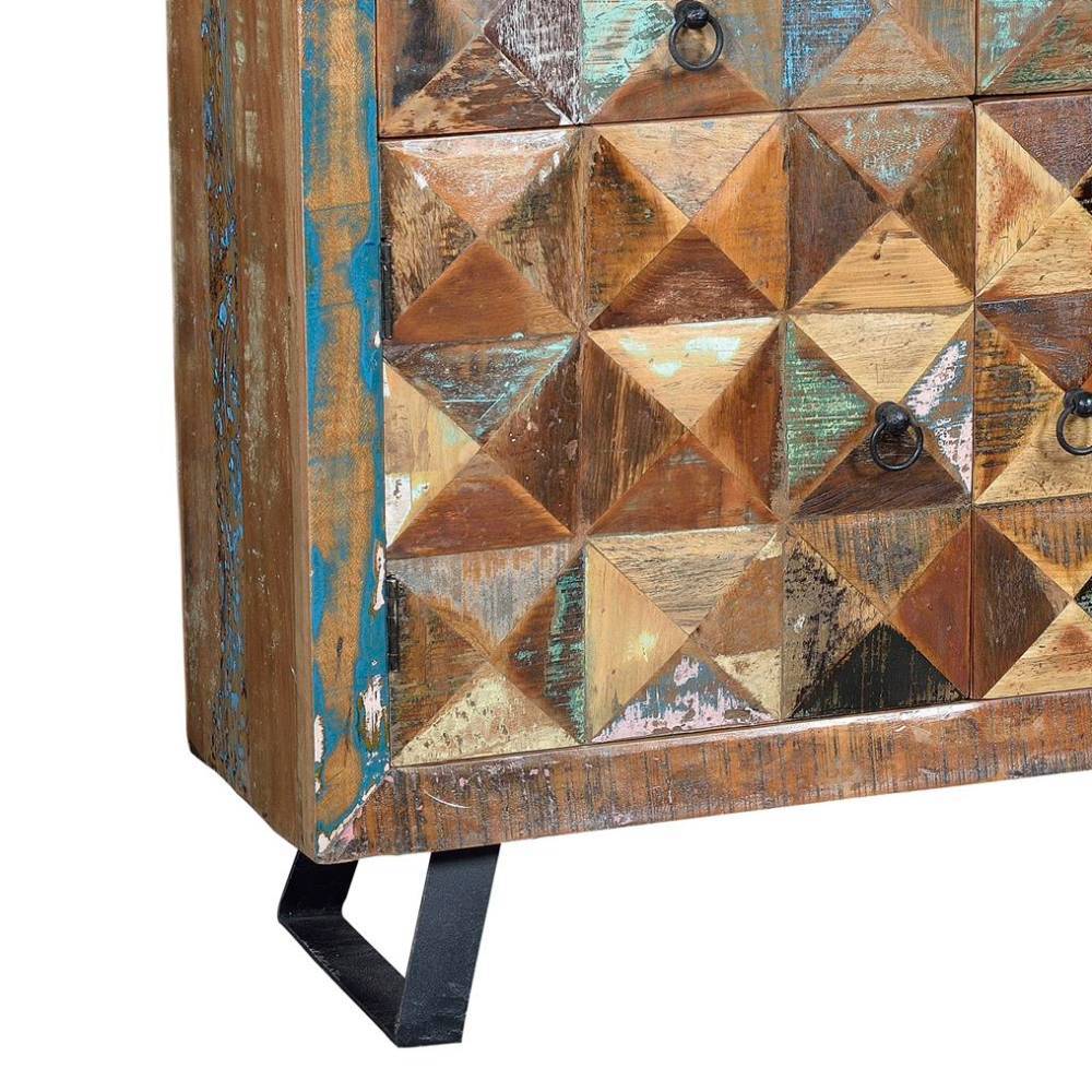Shabby Chic Kommode mit zwei Türen - Arona