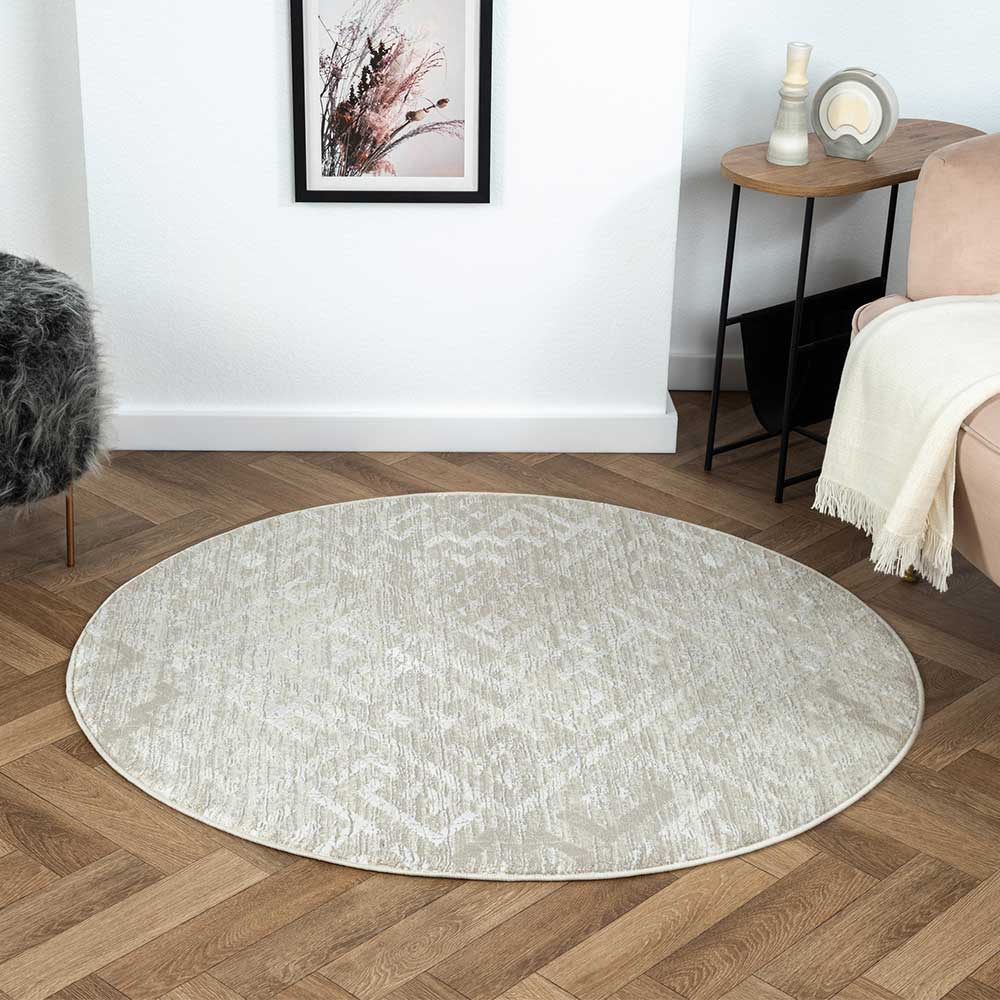 Teppich in Rund mit 120 cm Durchmesser - Offaly