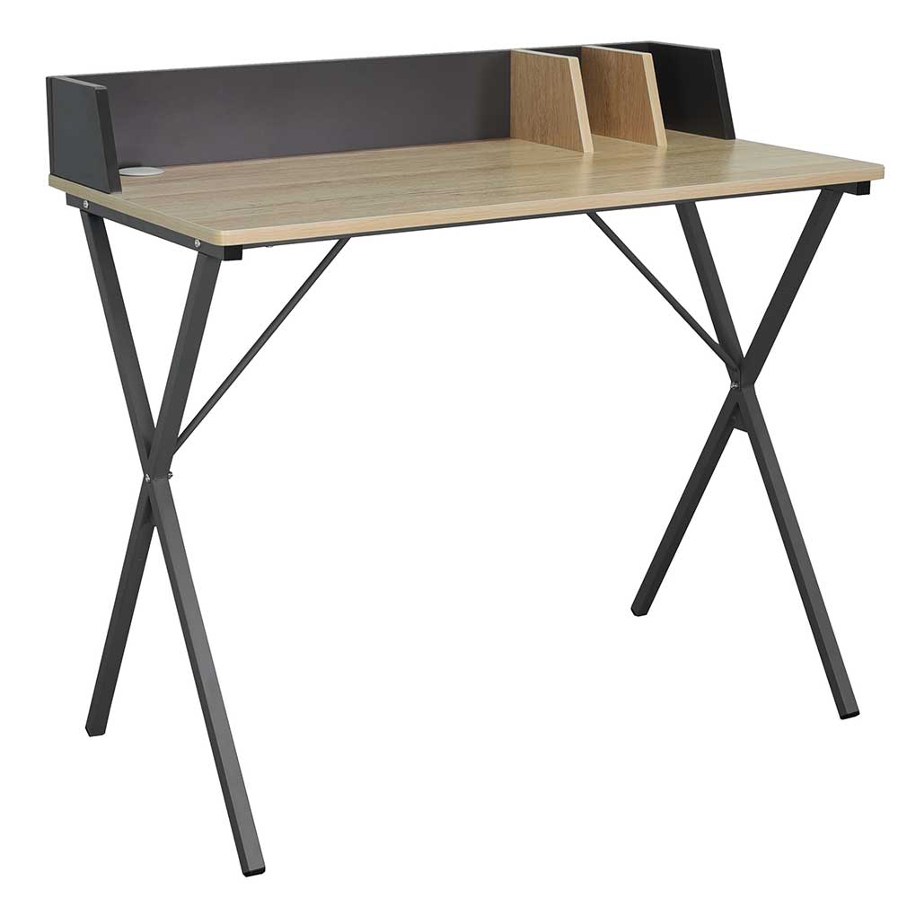 Kleiner Schreibtisch mit X Füßen - Ilitalcon