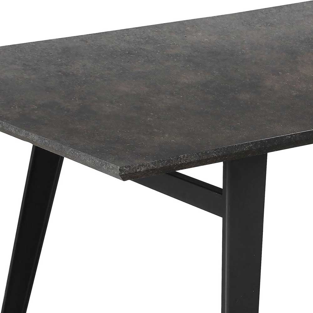 Design Esstisch in Graubraun - Losvonos