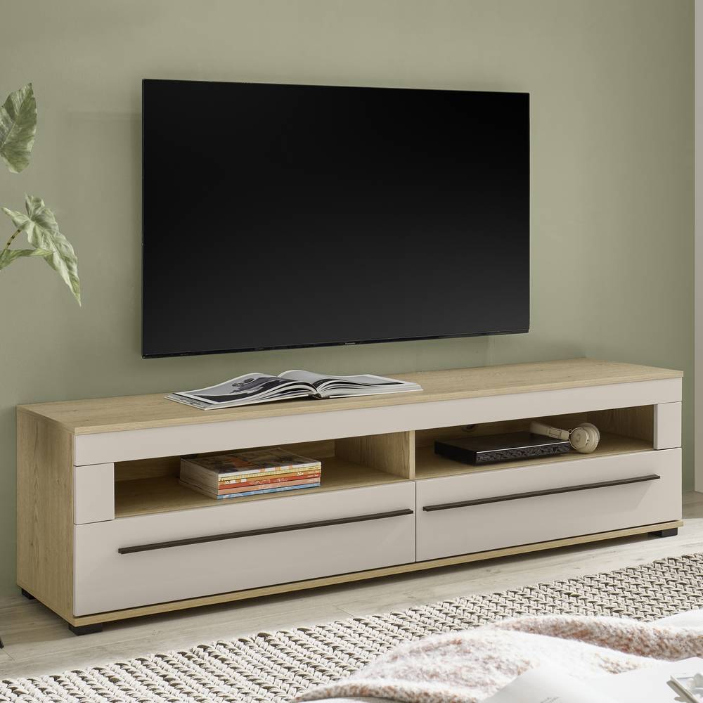 TV-Kommode in Beigegrau - Raisa