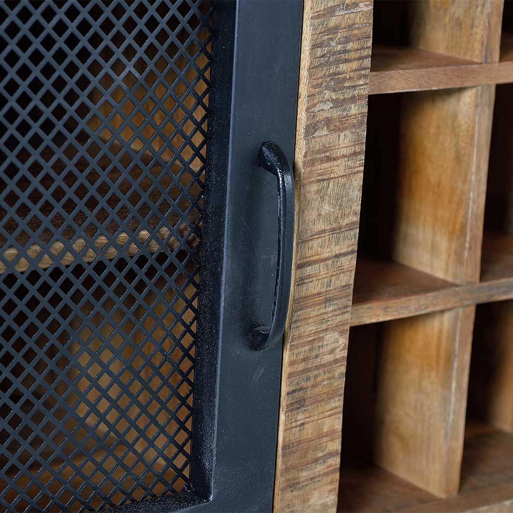 Industrial Sideboard mit Flaschenfächern - Thiano