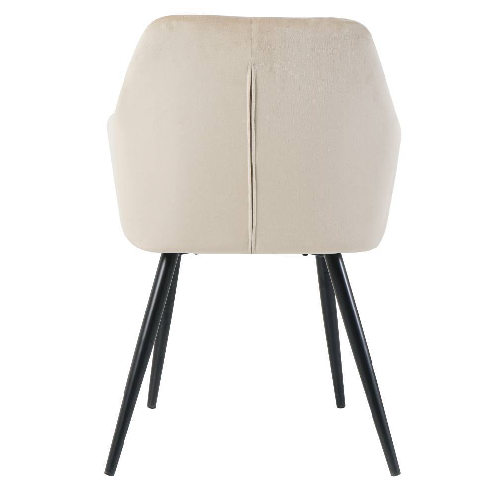 Armlehnstuhl in Beige - Katrynel (2er Set)