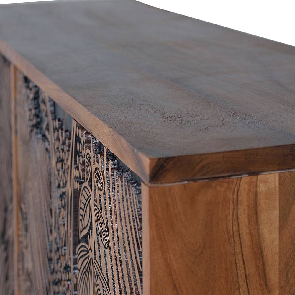 Design Sideboard mit Schnitzerei und Lack - Marcel