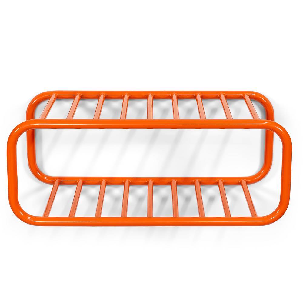 Stahl-Schuhregal in Orange - Lezifa