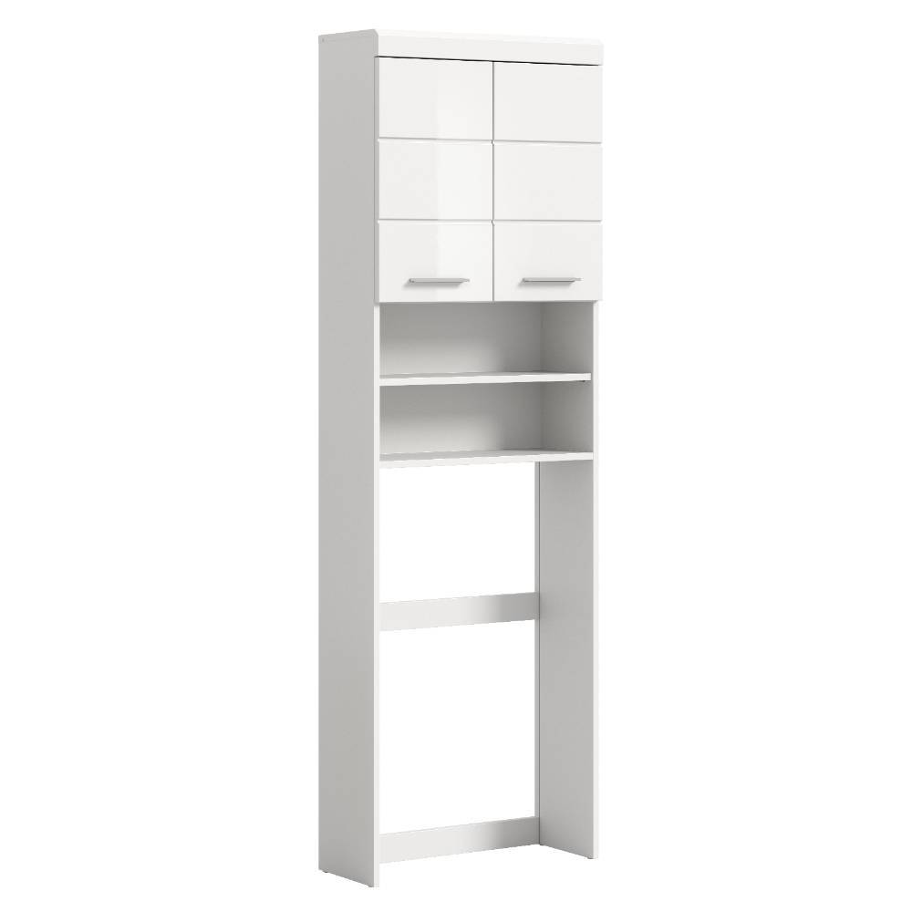 Waschmaschinen Überbau-Schrank in Weiß - Henriette