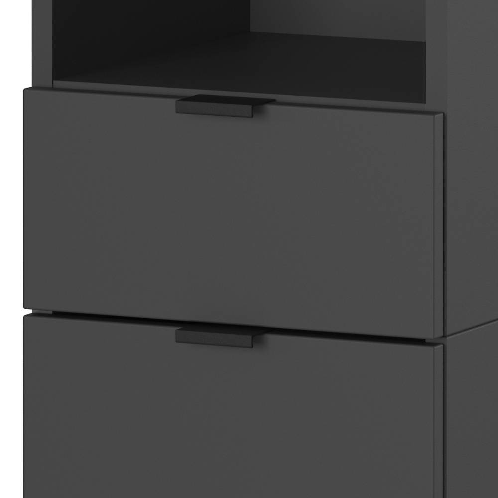 Badezimmer Hochschrank in Dunkelgrau - Gavette
