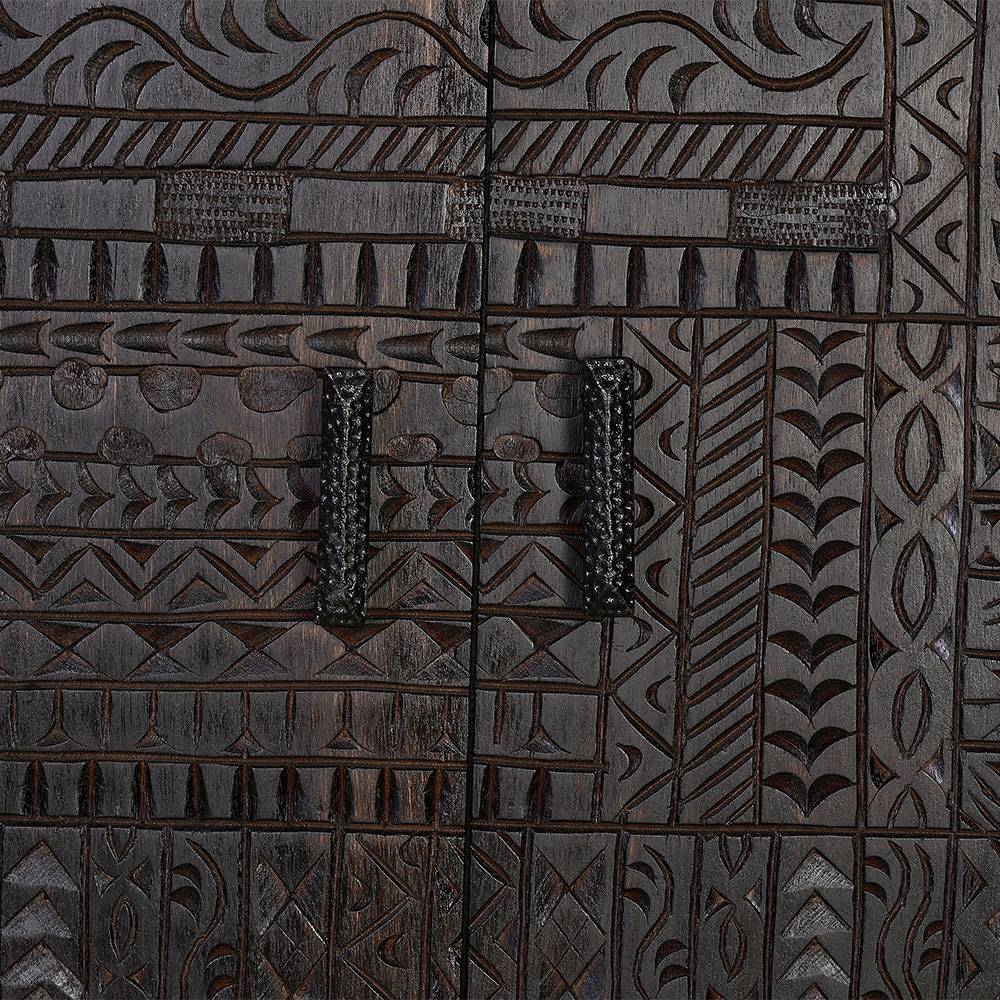 Design Schrank in Walnuss Braun - Solu