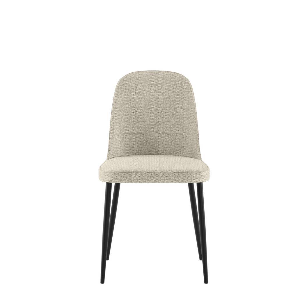 Esszimmerstühle in Beige Stoff - Borough (4er Set)