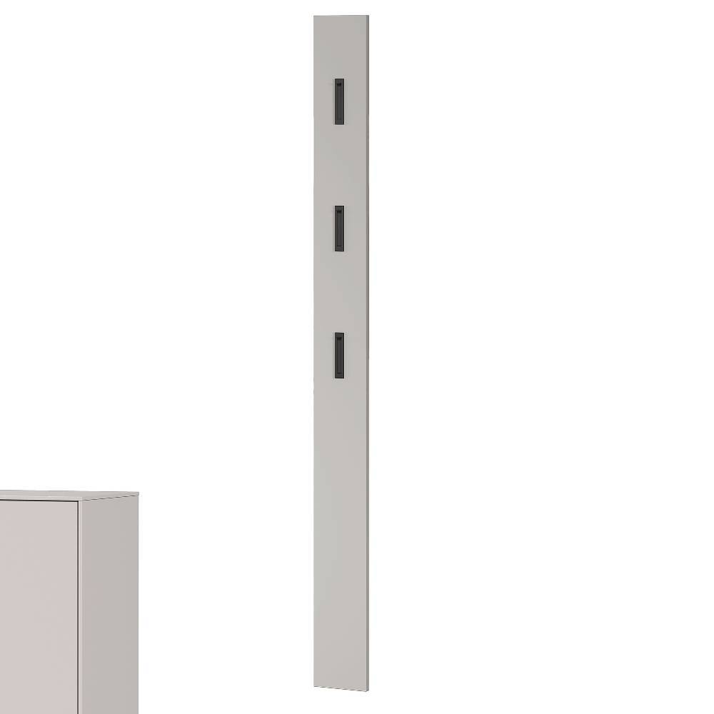 Garderobenpaneel und Schuhschrank Set - Larentina (zweiteilig)