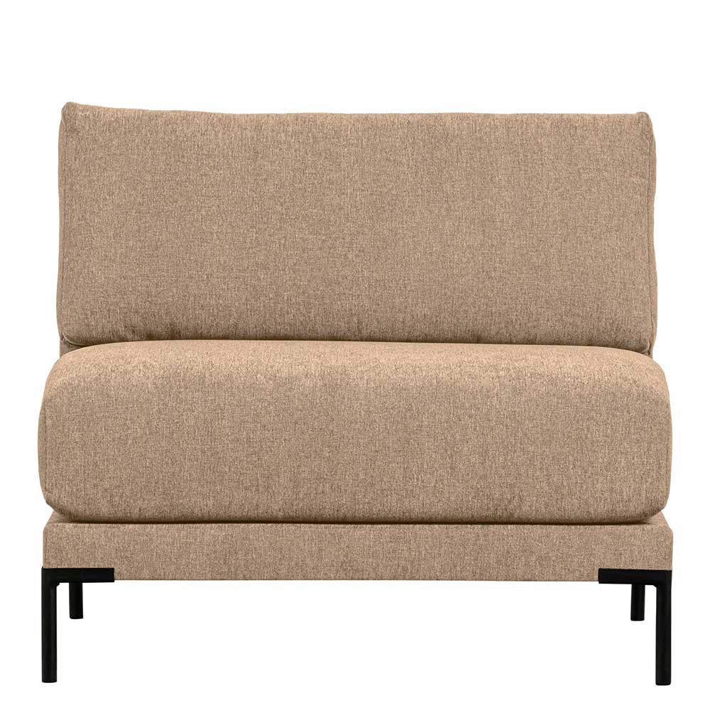 Sofamodul Element in Champagner Chenille - Icoleran