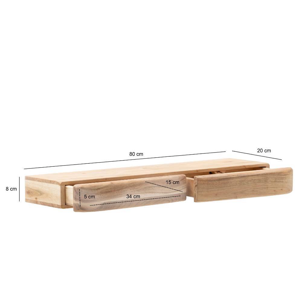 Wandboard mit zwei Schubladen - Temuco