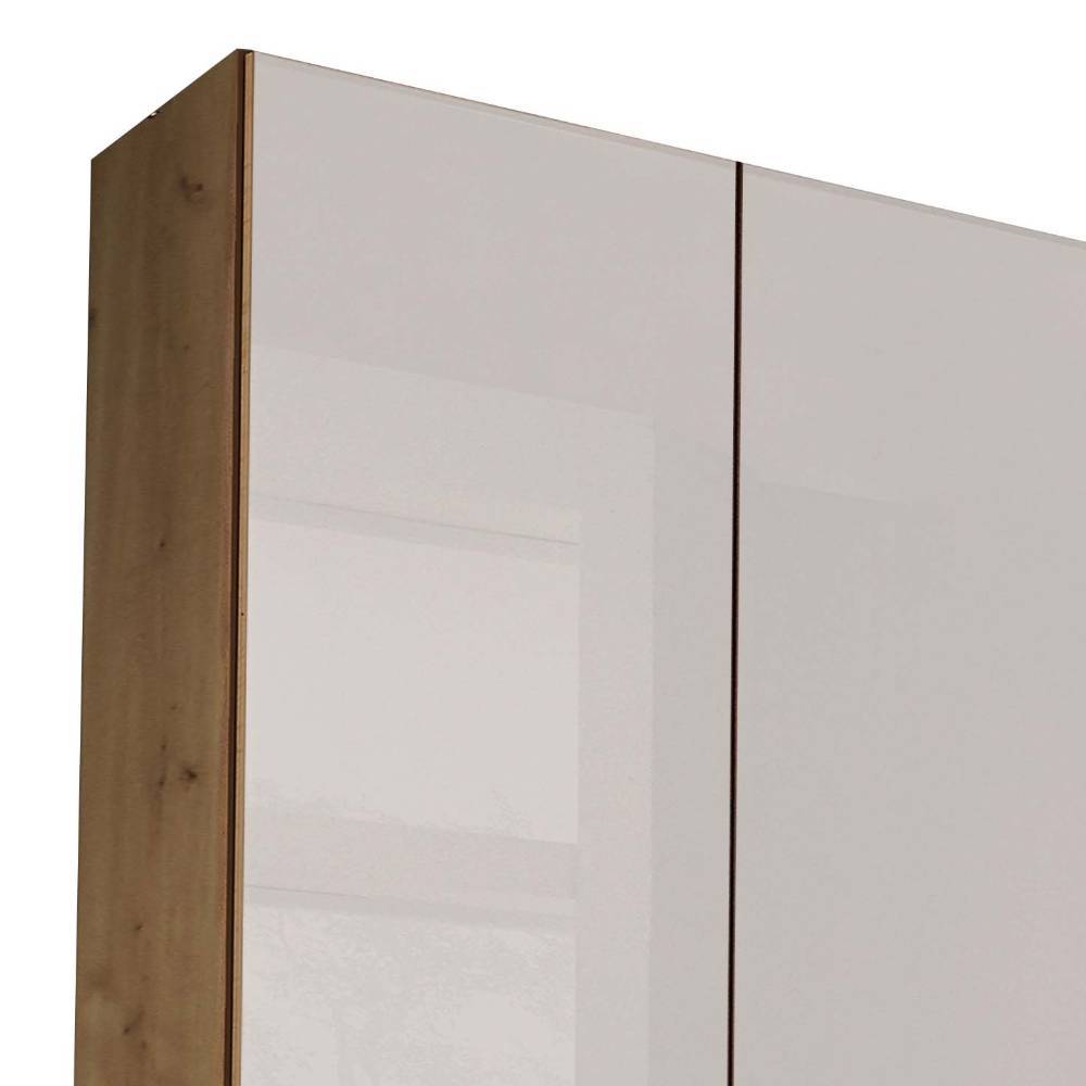 8-türiger Kleiderschrank mit Glasfront - Crucav