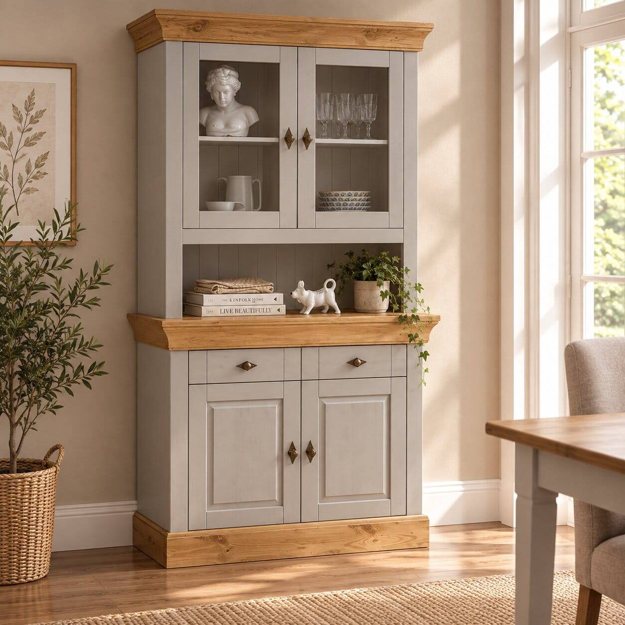 Buffetschrank Cempino in Grau
