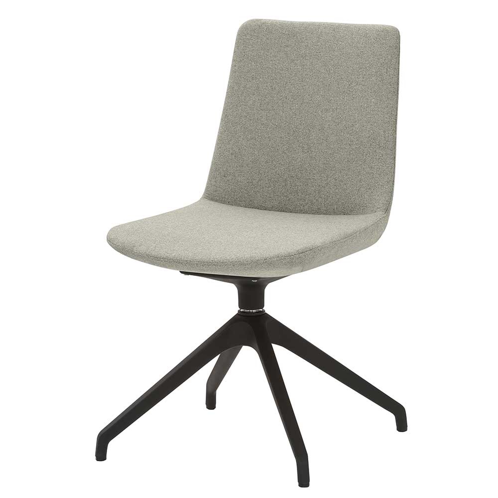 Drehbarer Stuhl in Grau mit Schwarz - Termingo