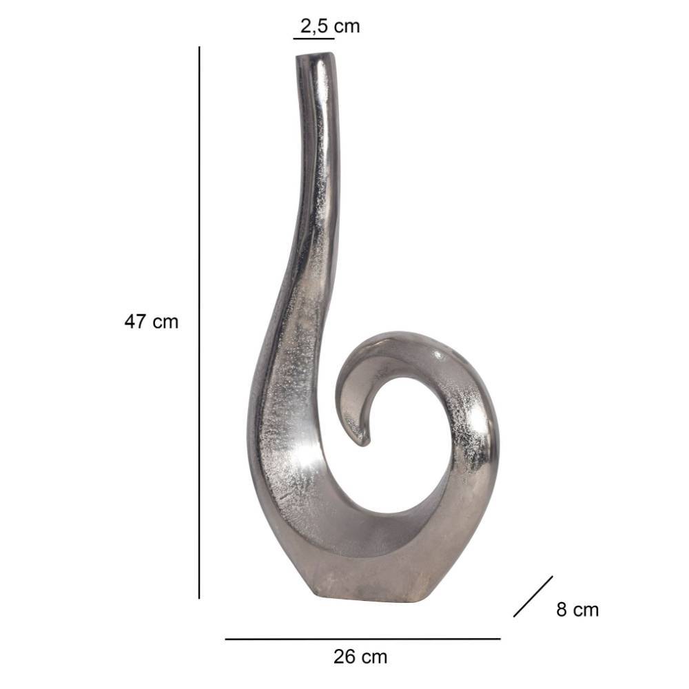 Design-Blumenvase in Silber - Partiona