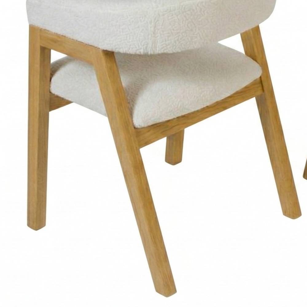 Scandi Chic Stühle in Offwhite - Gulvrano (2er Set)